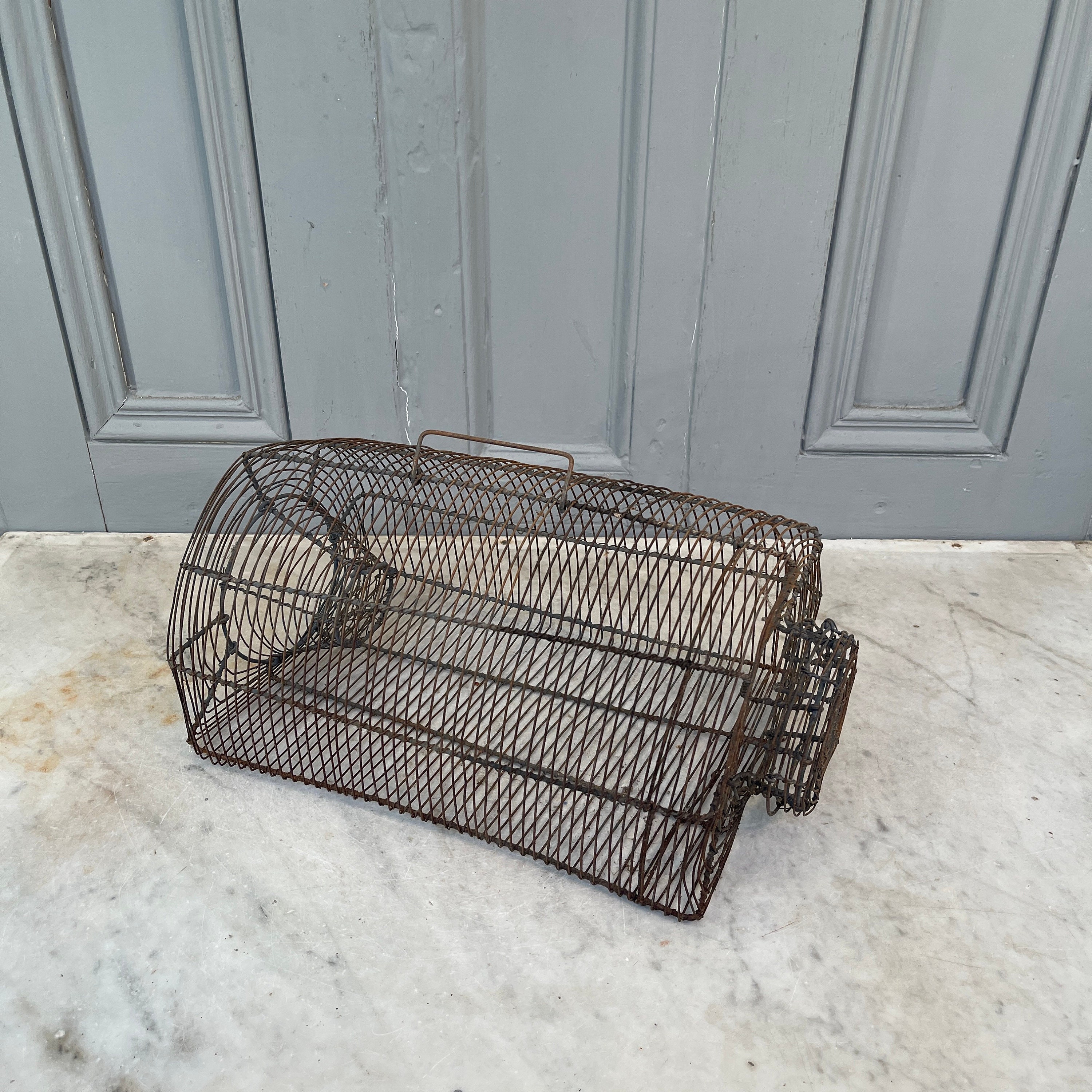 19th Century 2 Handmade Wood & Metal Live Mouse Trap Cage & Penn. Rat –  Mission Gallery Antiques