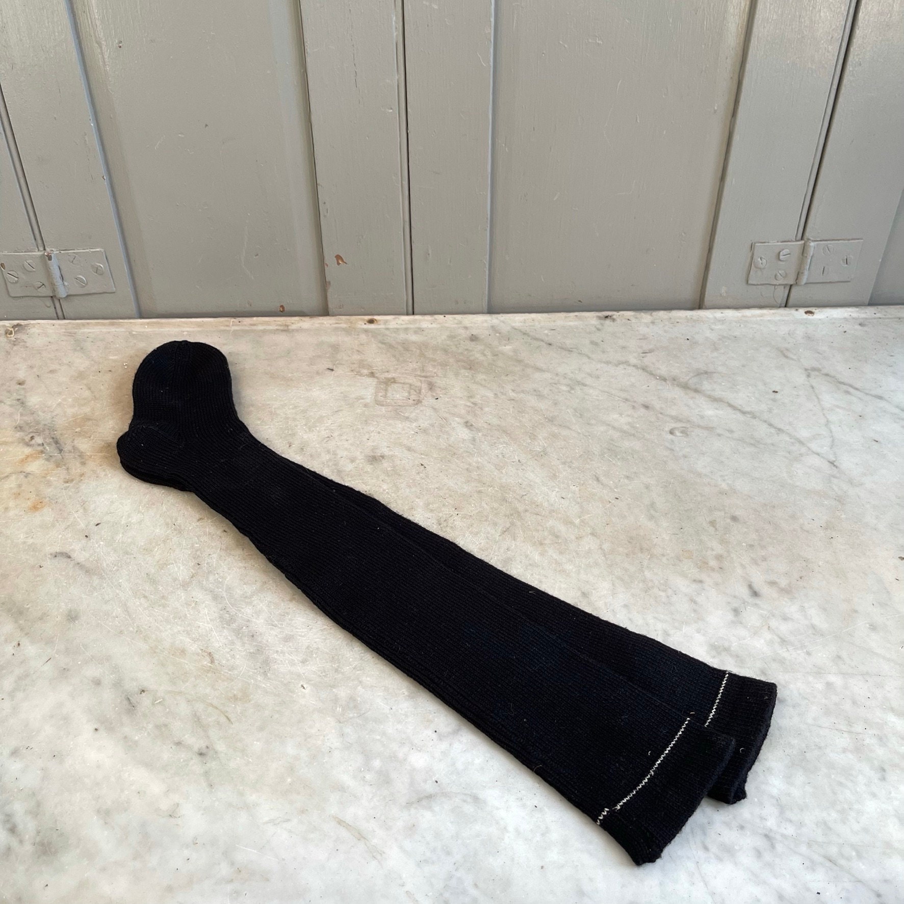 Vintage Dutch Black Wool Woollen Childs Long Socks - Etsy UK