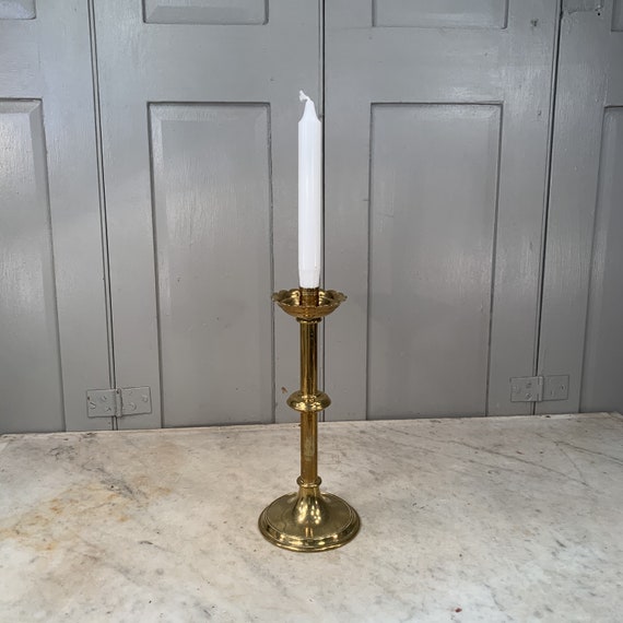 Antique Brass Church Candlestick -  Canada