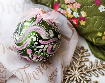 Ornamenti natalizi personalizzati dipinti a mano, palline di plastica infrangibili per ordine, decorazioni originali per alberi di Natale fatte a mano, palline di Natale personalizzate