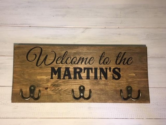 Personalised Family Coat Hanger Hooks Name Personalised Family Coat Hanger, Personalized Wooden Coat Racks