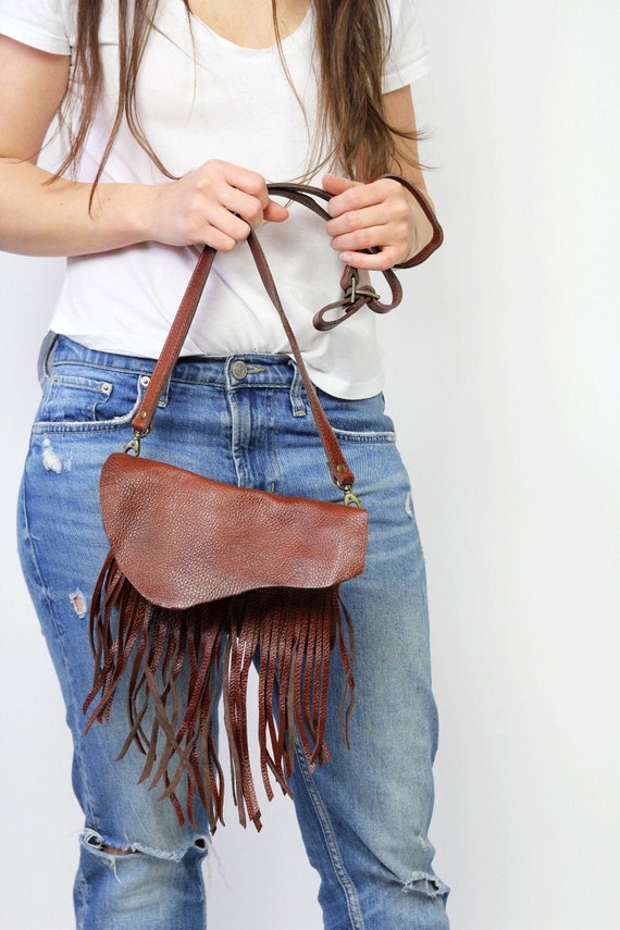 Silver Spur Saddlery Brown Feather Purse
