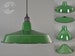 Factory Green Enamel Vintage Industrial Warehouse Style Light Lamp Shades - 6 Shapes 