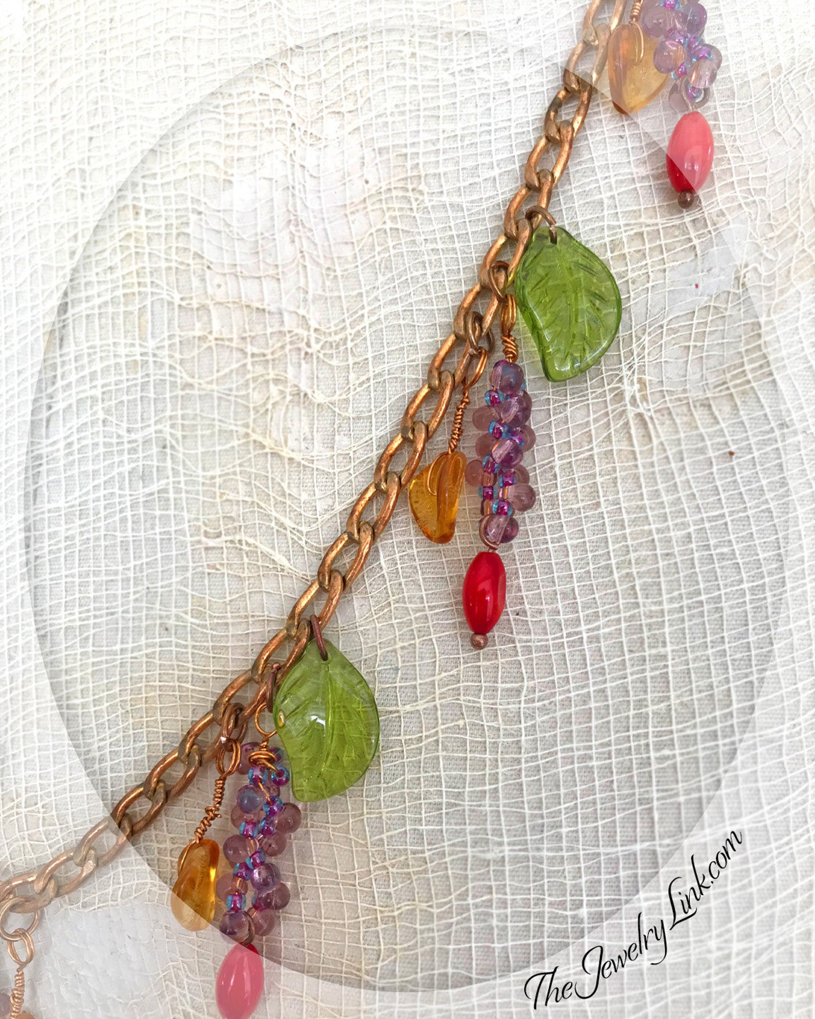 Grape Vine Necklace Wine Jewelry Grapes Charm Necklace Etsy