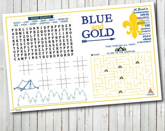 Blue and Gold - Etsy