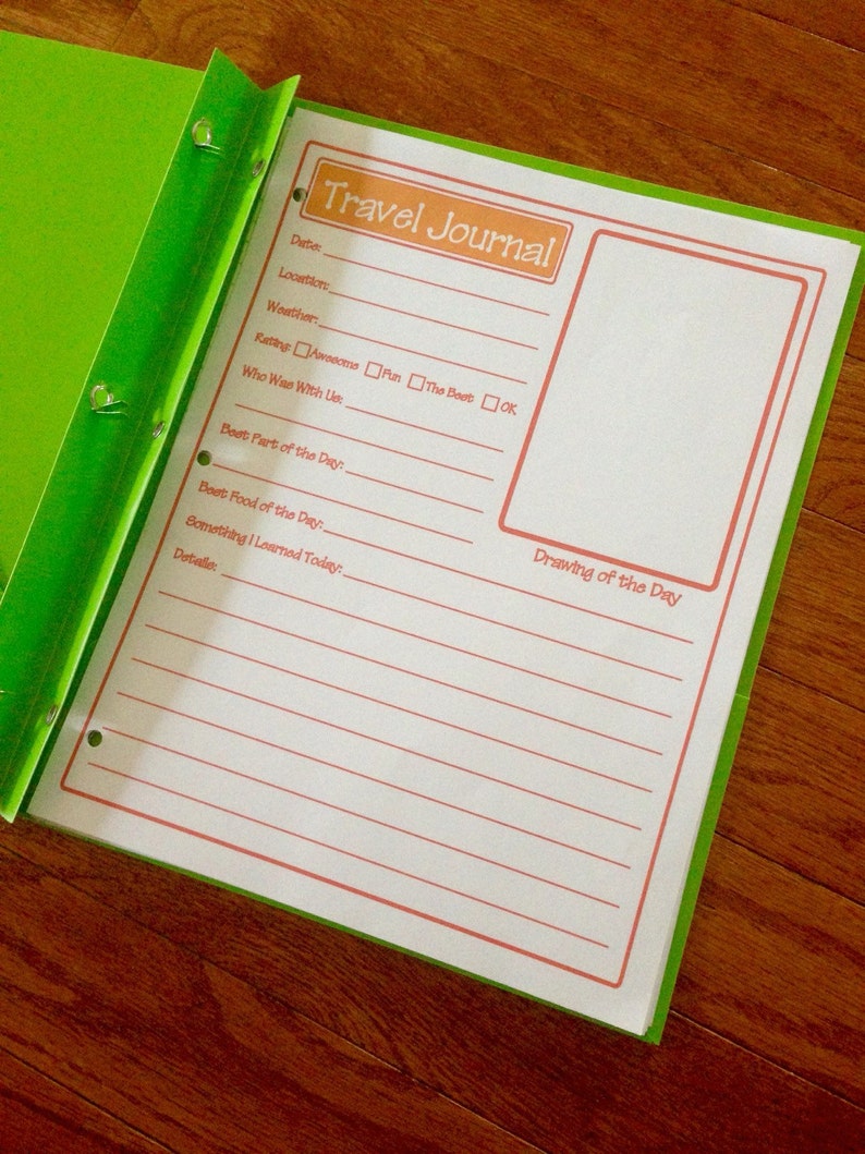 kids-travel-journal-pages-template-printable-vacation-memories-etsy