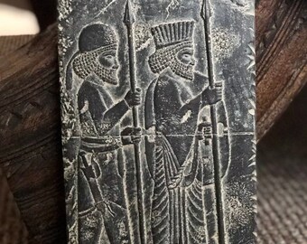 Persian Historical Babylon Assyrian Desktop Plaque Ornament King Cyrus Koroush