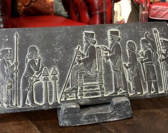 Persian Historical Babylon Assyrian Desktop Plaque Ornament King Cyrus Koroush