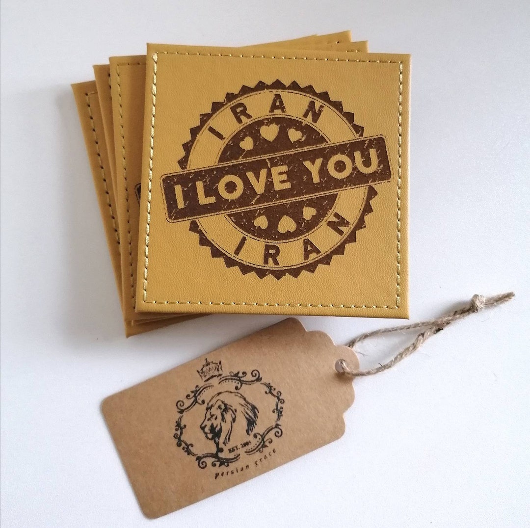 I Love You Iran Persian Inspired Engraved Faux Leather - Etsy
