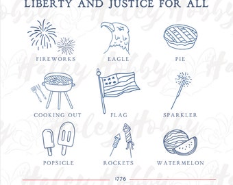 Fourth 4th of July Fireworks Flag things  boys girls 2 sided tshirt design Shirt PNG, Heat Press, Digital Download, Sublimation Download