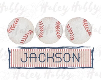 Baseball Monogram boys t-shirt design Watercolor Shirt PNG, Heat Press, Digital Download, Sublimation Download,Instant Download Waterslide