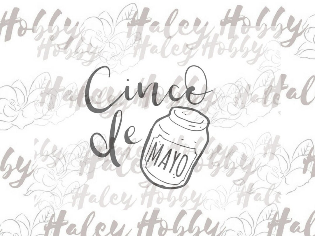 Cinco De Mayo Shirt Design SVG DXF Silhouette Cut File PNG - Etsy