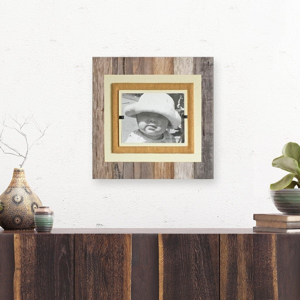 Rustic Reclaimed Wood Picture Frame | 8x10, 4x6, 5x7 picture | rustic home decor | 5 year anniversary | farmhouse home decor