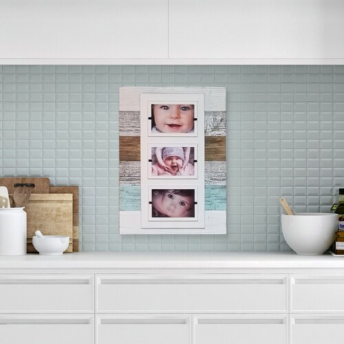 Rustic Home Decor Triple 4x6 or 5x7 Picture Frame Rustic Etsy