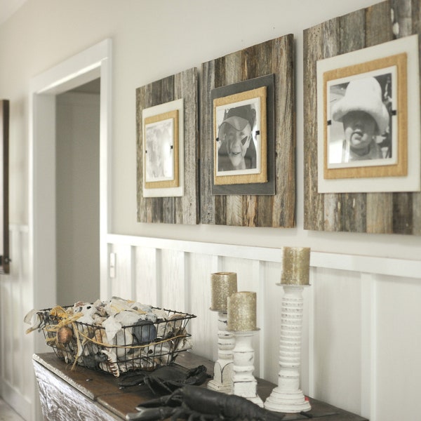 Barnwood Picture Frame: Rustic Farmhouse Wall Decor, 8x10