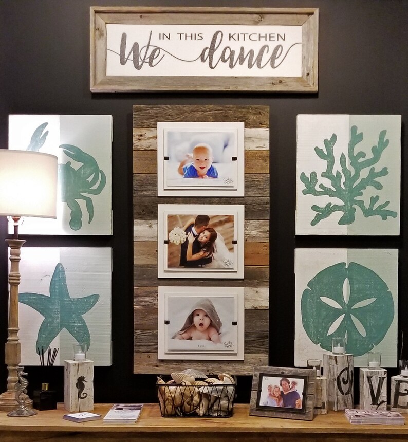 Extra Large Rustic Home Decor Triple 8 X 10 Picture Frame Etsy