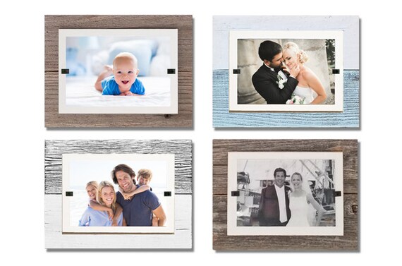 Oversized 1890/'s wood molding picture frame 4x6 Gray /& white 6-19-7