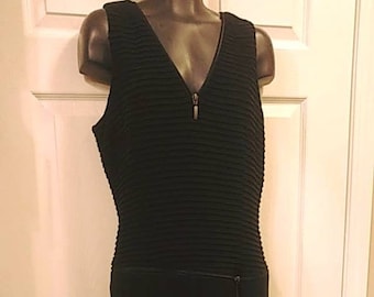 SARAH PACINI  Wool Dress - Zip off two piece  T3 (10,12,14)