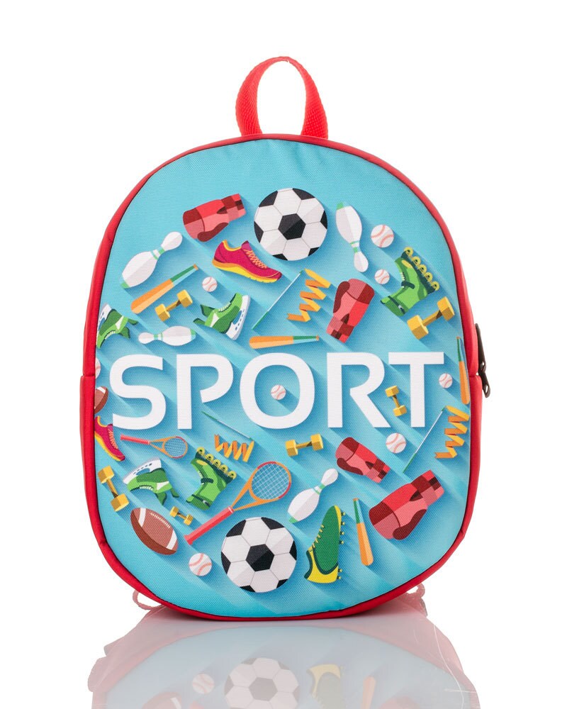 Sports backpack Toddler boy backpack Kid backpack Blue sports Etsy