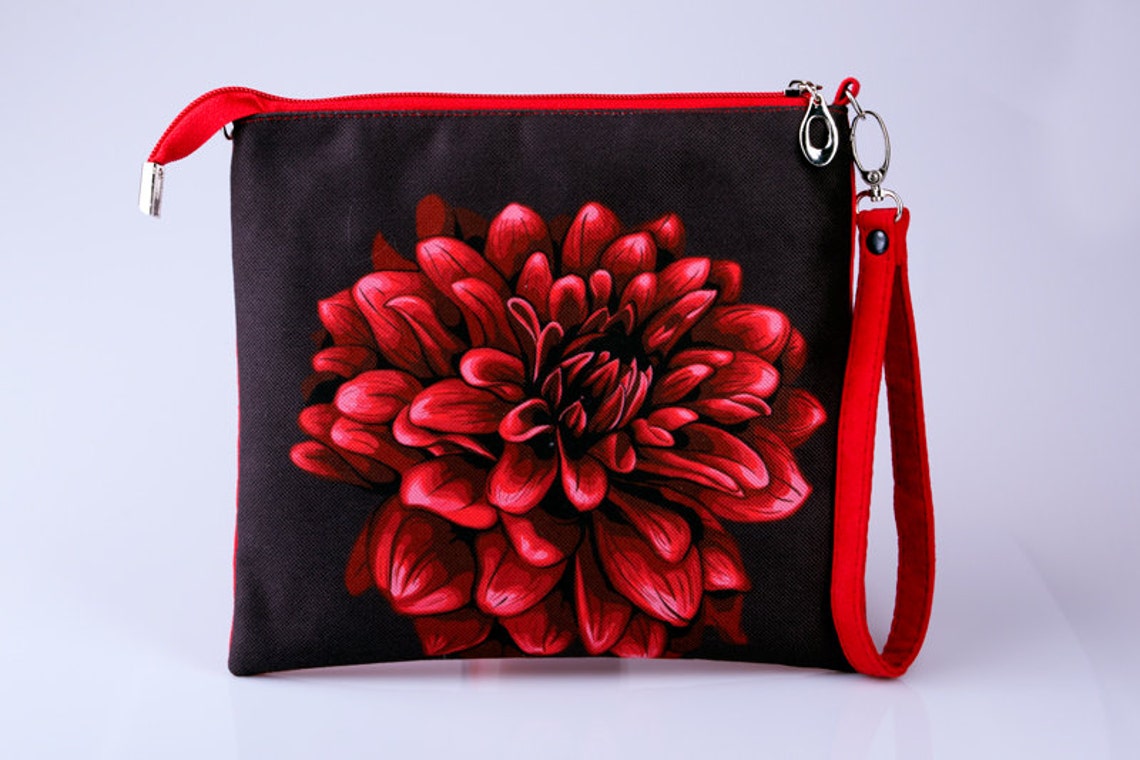 Christmas gift for her Flower Clutch Bag Floral Clutch Bag Etsy