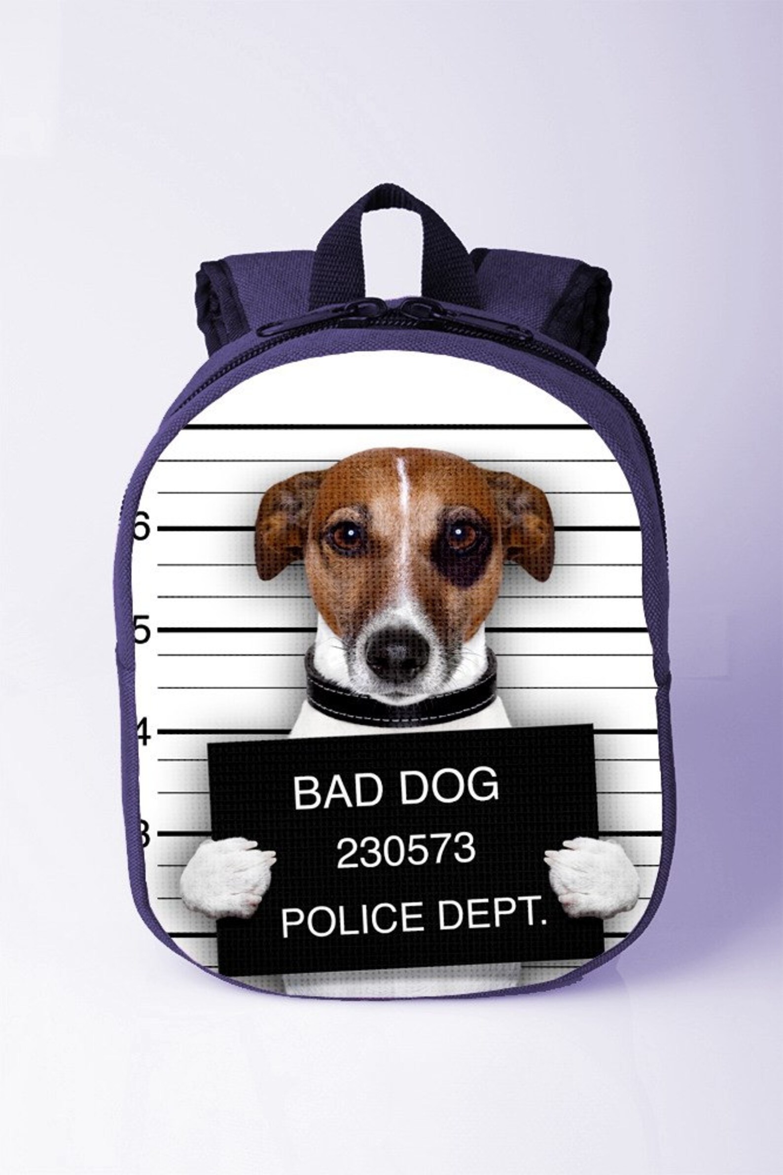 Dog print backpack Children's backpack Blue backpack Etsy