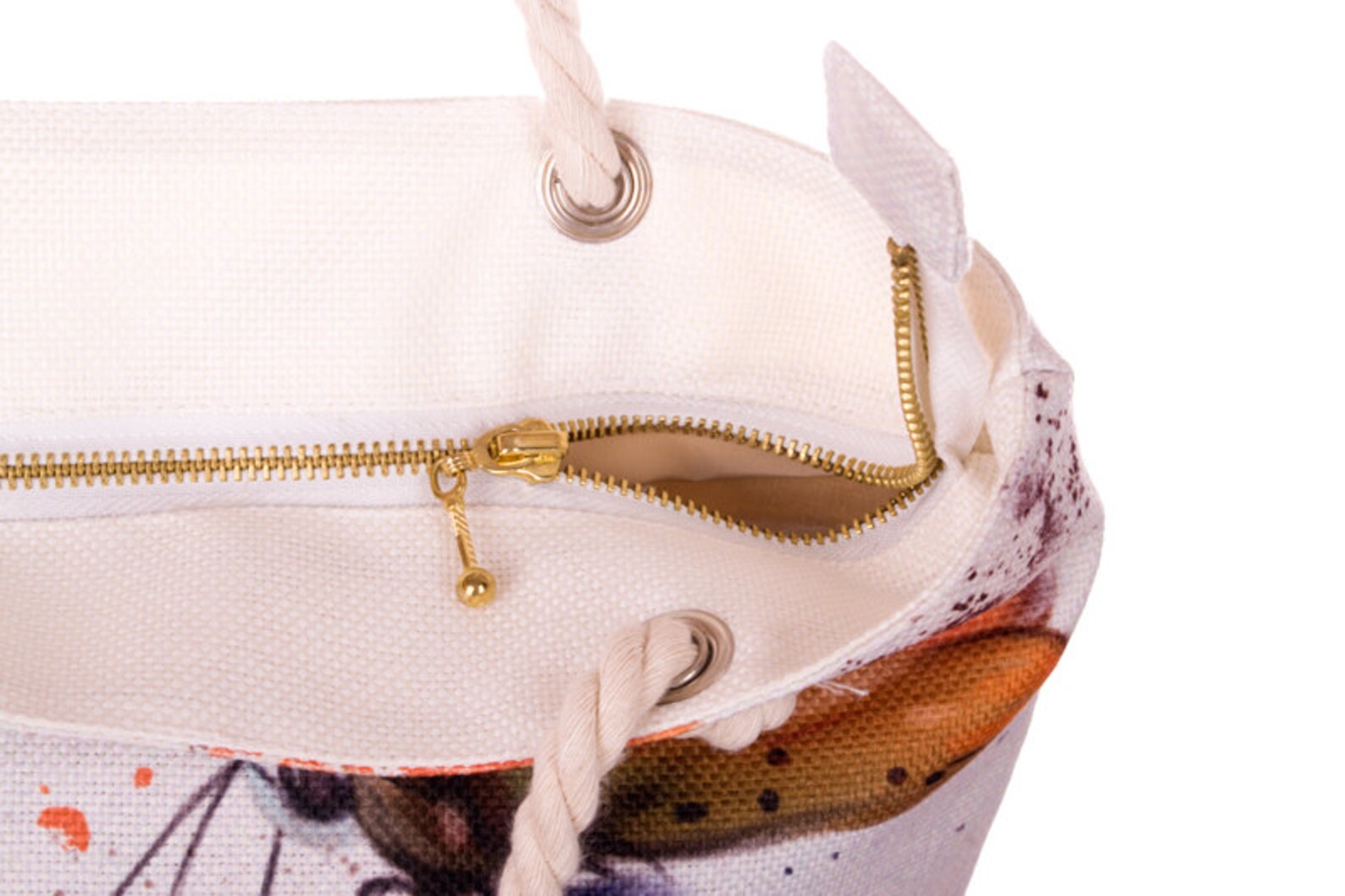 Dog and Butterfly Print Bag Photo Bag Dog Print Bag Fabric Etsy