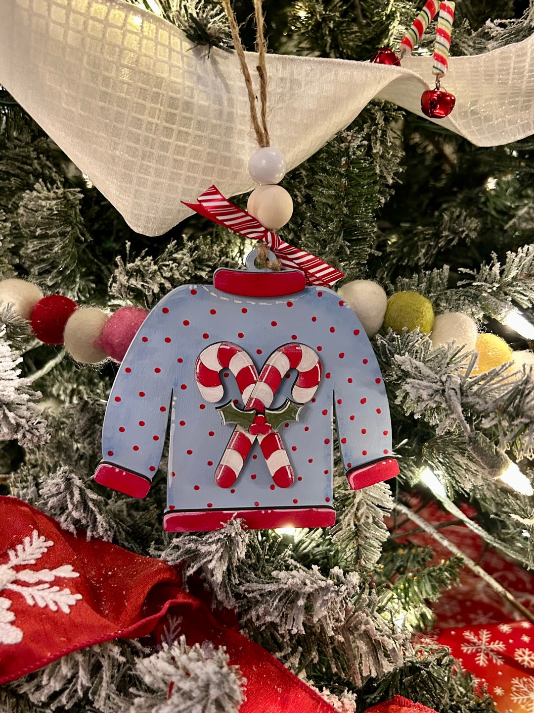 Christmas Sweater Ornaments 