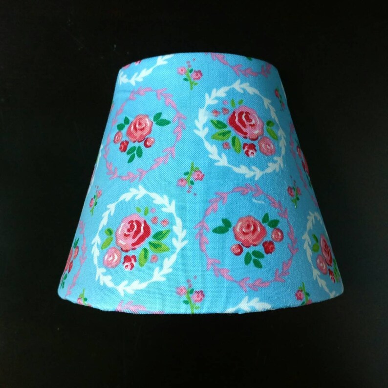 Nursery night light blue and pink night light girl nursery light rose night light nursery light