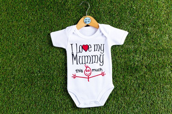 i love my mummy baby boy clothes
