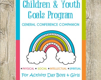 Children & Youth Goals Program LDS General Conference Activities Packet