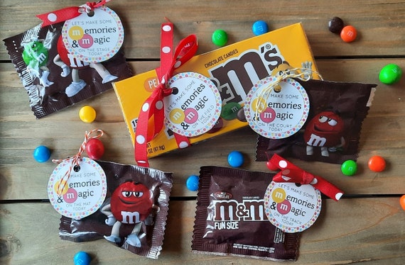 Let's Make Some Memories and Magic M&M Team Treat Tags - Etsy