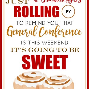 Rolling By to Remind You that General Conference is this Weekend