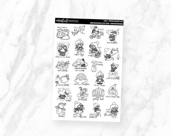 Lulu Spring Bucket List Planner Stickers -- lu-sprnglst