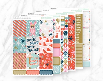 Oh Fudge Full Kit Planner Stickers - kfudge