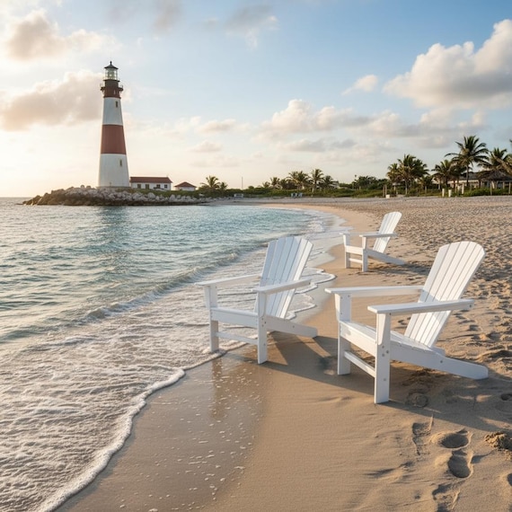 All-Weather POLYCHAIR™ Shell Curve Back Poly Adirondack Chair Outdoor Furniture | Heavy Recycled Plastic Poly not wood | Handmade in USA