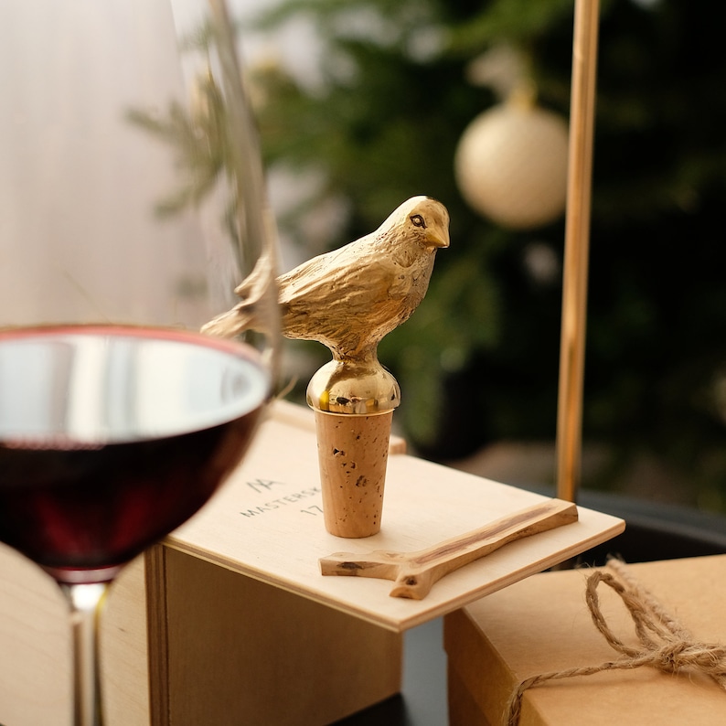 Bottle Stopper Bird. Wine stopper. Bottle cork image 0