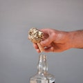 Bottle Stopper Lion. Wine Bottle stopper gold color Bottle cork
