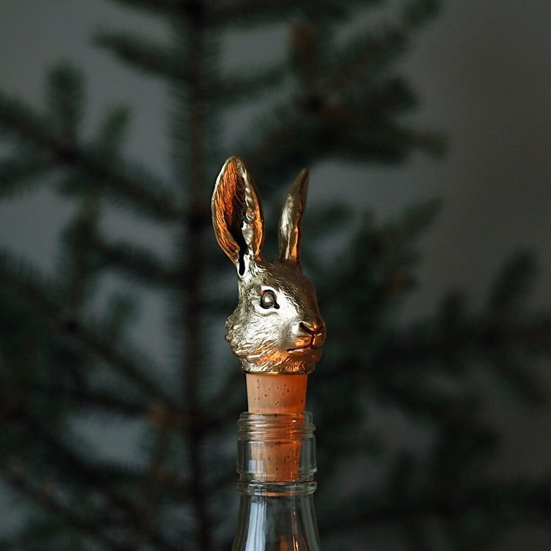 Easter Bunny. Easter Rabbit. Bottle Stopper Rabbit. Wine Etsy
