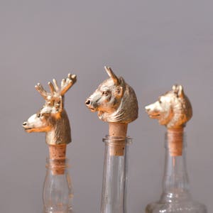 Set of any three Bottle Stoppers, Wine stoppers, Handmade bottle toppers