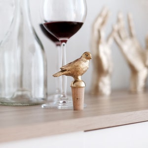 Bottle Stopper Bird. Wine stopper. Handmade Bottle cork