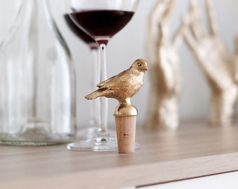 Bottle Stopper Bird. Wine stopper. Handmade Bottle cork
