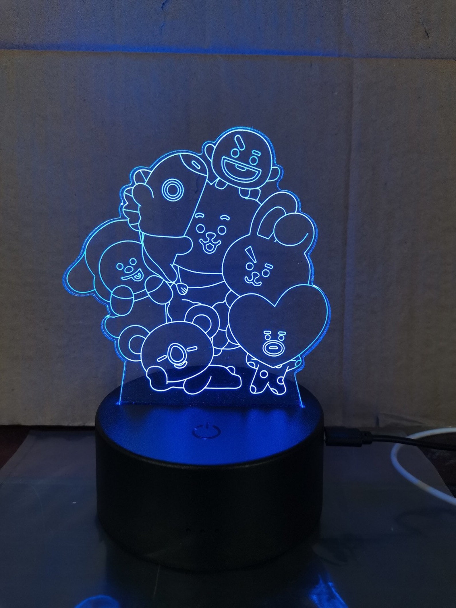 bt21 x royche mood light humidifier