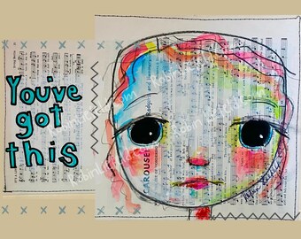 You've Got This – Motivational Print | Whimsical Art (Digital Download)
