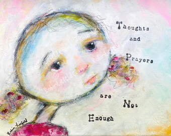 Digital Download | Not Enough | Robin Liefeld | Cute Motivational Print | Instant Print from Home |  8.5" x 11" | Vision Board | Creepy Cute