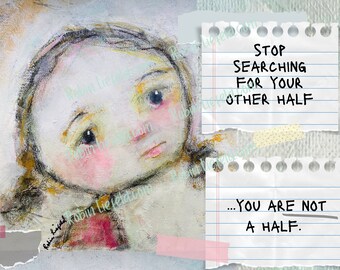 Motivational Art Print | Other Half Vision Board (Digital Download)