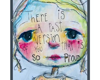 Inner Child Art Print | Motivational Wall Art, Robin Liefeld (8.5x11 in)