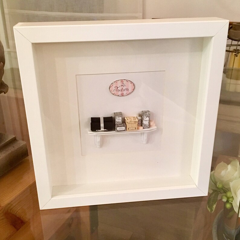 A Beautiful Framed Shadow Box Miniatures - 1/12 Dollhouse Miniatures - Etsy