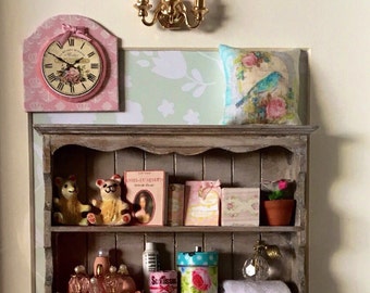 SOLD OUT - A Unique Framed Shadow Box - 1/12 Dollhouse Miniatures Collectibles For A Baby Girl Room
