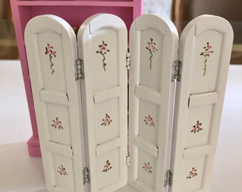 1/12 miniature dollhouse - hand painted screen