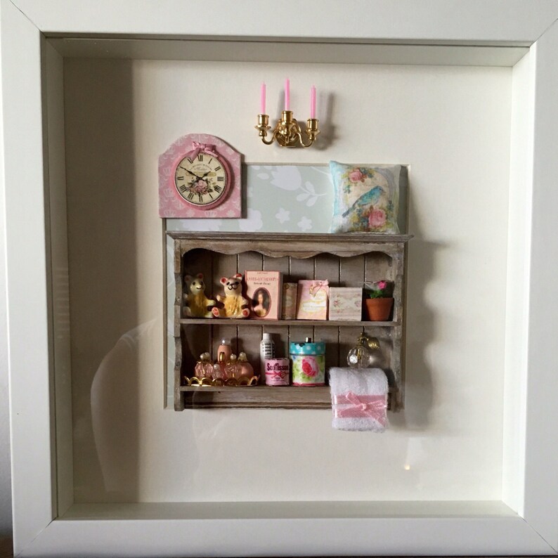 SOLD OUT A Unique Framed Shadow Box 1/12 Dollhouse Etsy Canada